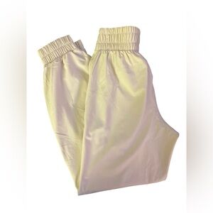 Abercrombie & Fitch Cream Elastic Waistband Pants XS GUC